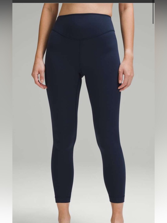 lululemon athletica Pants - Lululemon Wunder Under SmoothCover High-Rise Tight 25" inch True Navy 8 Medium
